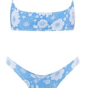 Floral YELLOW* and White Bikini Set